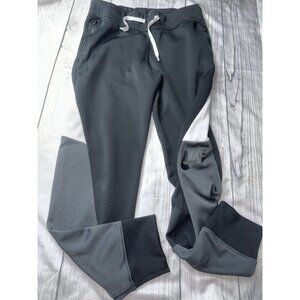 Nike Women’s Small Colorblock Track Jogger Pants Black Gray White